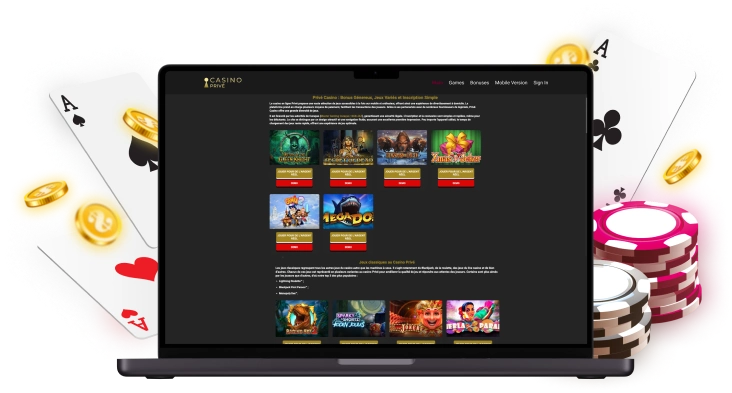 Casino Privé France Desktop