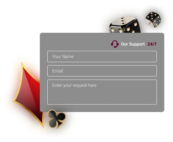 Interface du support client du casino privé montrant les canaux de communication